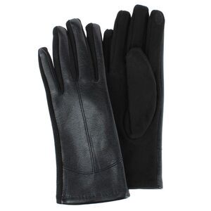 Grand Sierra Women's Faux Leather Touschreen Winter Driving Gloves